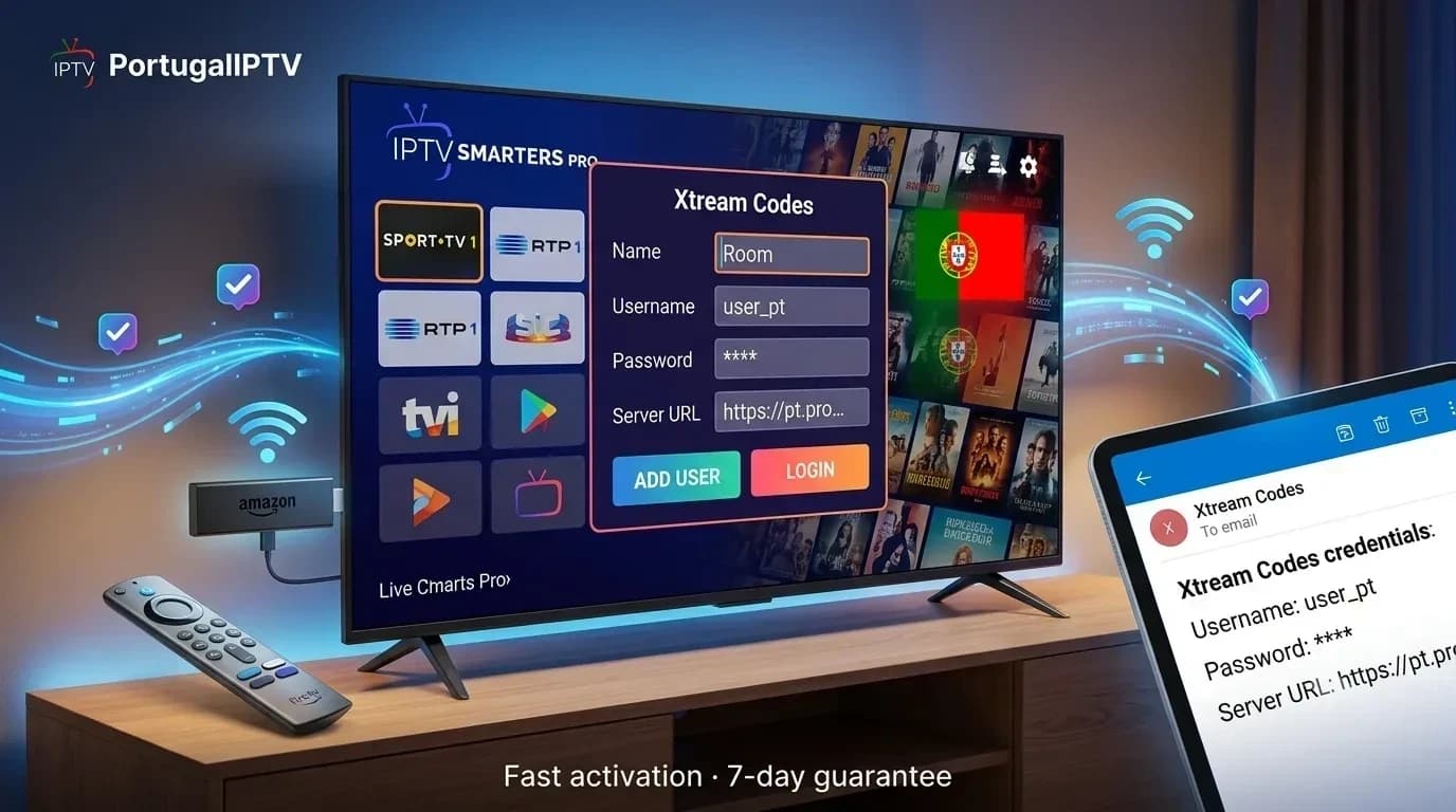 IPTV Smarters Pro Portugal — login Xtream e erros Login Smarters — IPTV Smarters Pro Portugal Xtream