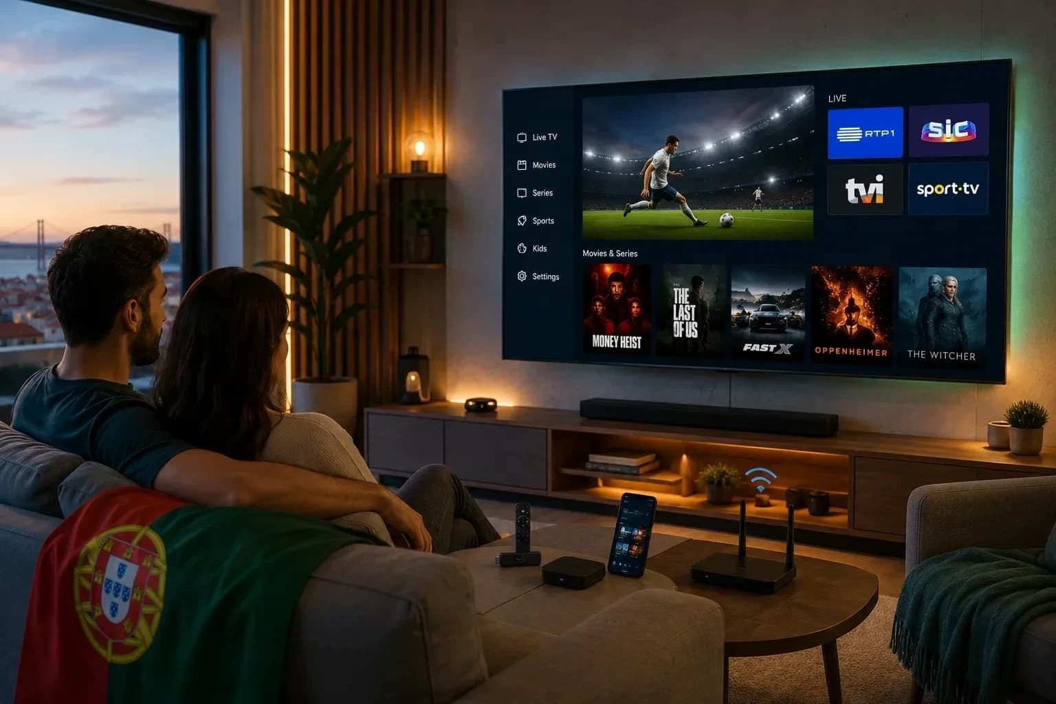 Melhor IPTV Portugal 2026 — critérios reais para escolher Casal na Smart TV — melhor IPTV Portugal 2026 com canais PT